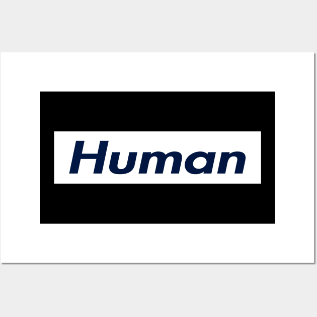 SUPER HUMAN LOGO Wall Art by LAVA-ROMA-NOVA